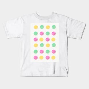 Fun Mexican conchas design Kids T-Shirt